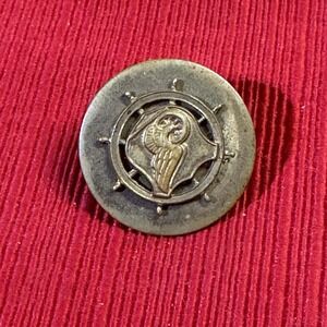 Vintage Military US Army Insignia Transportation Corps Officer Brass Lapel Pin